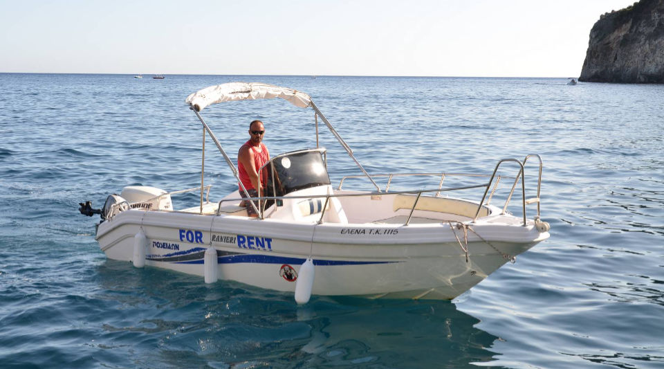 Boat Rental in Paleokastritsa with Captain